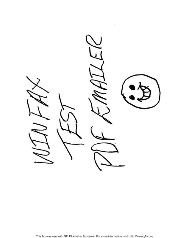 Fax page
