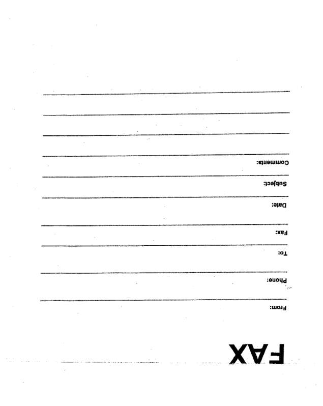 fax page