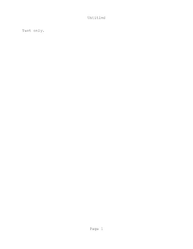 Fax page
