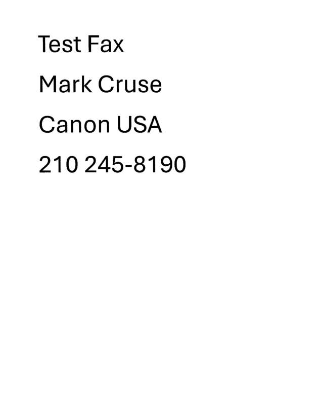 fax page