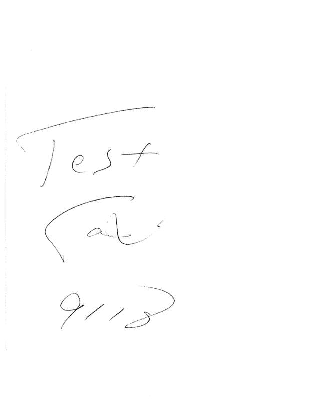 Fax page
