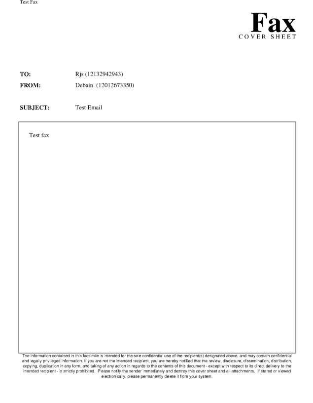 fax page