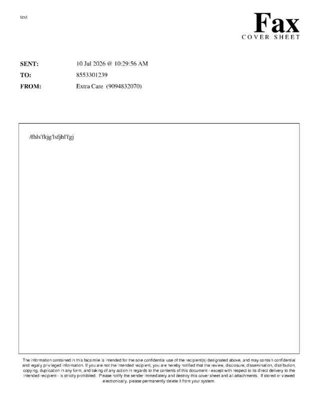 fax page