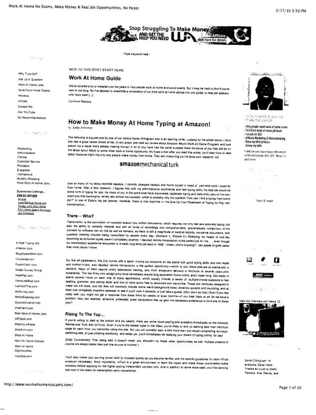Fax page