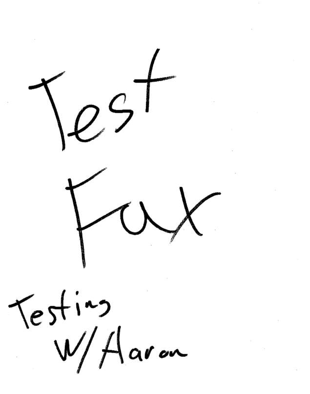 fax page
