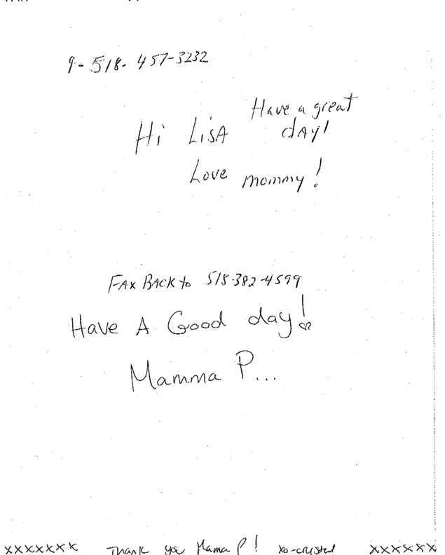 Fax page