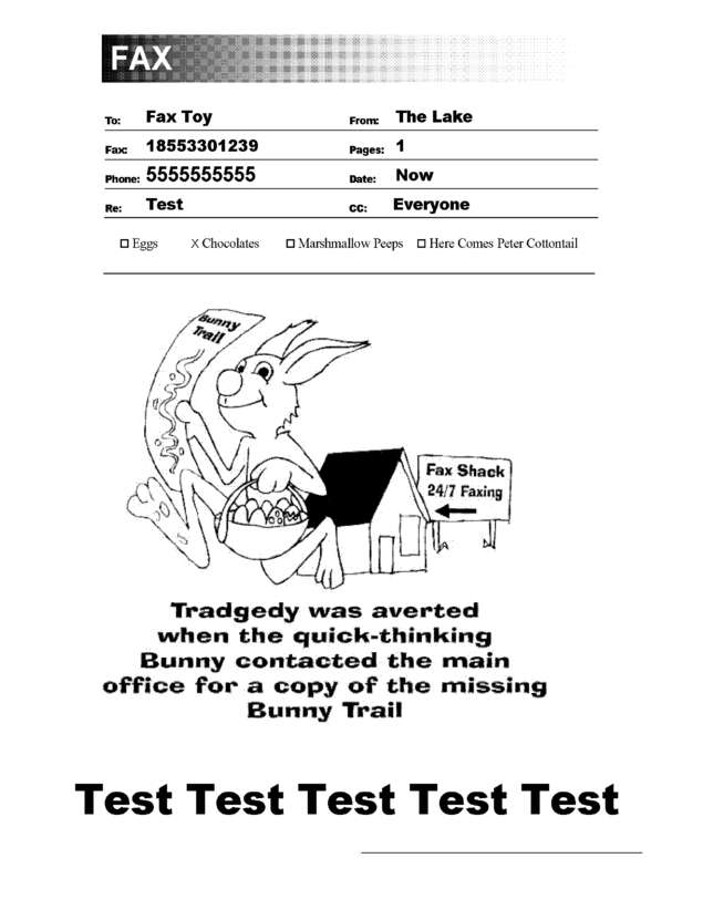 fax page
