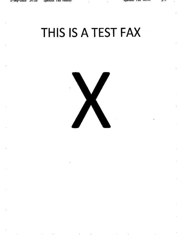 fax page