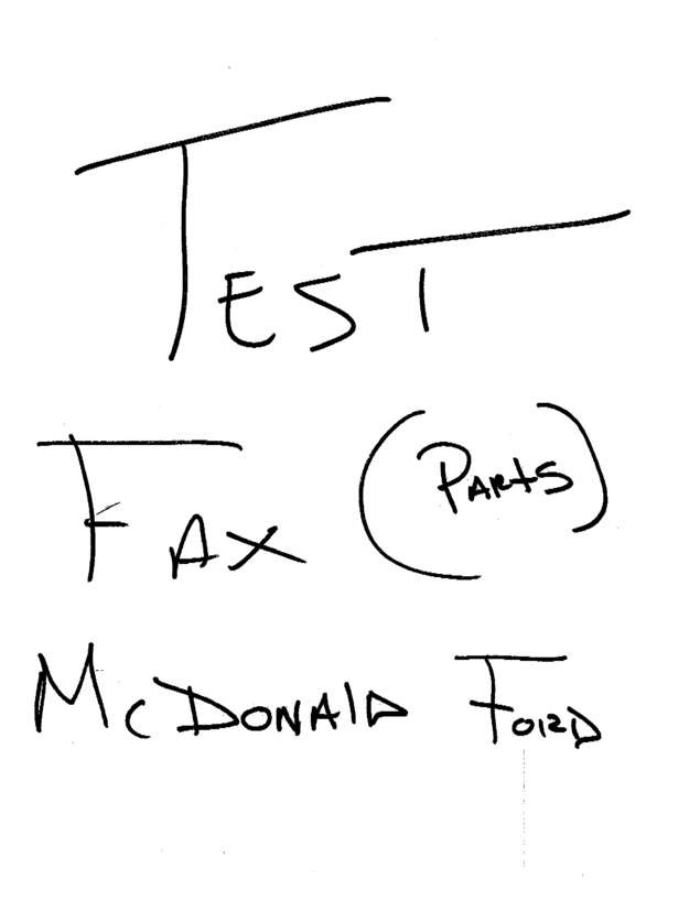 fax page