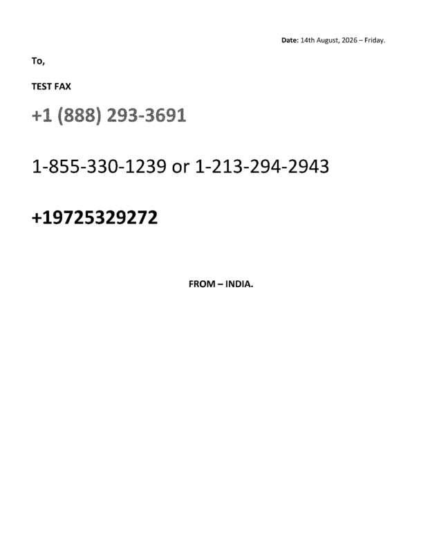 fax page