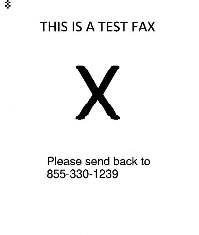 fax page