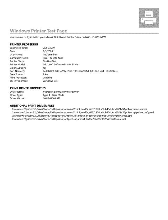 fax page