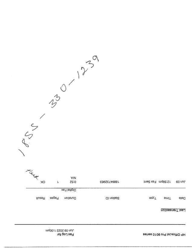 Fax page