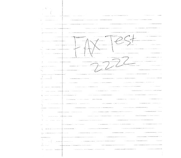 Fax page