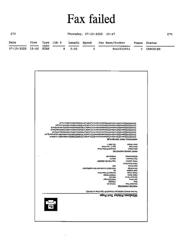 fax page