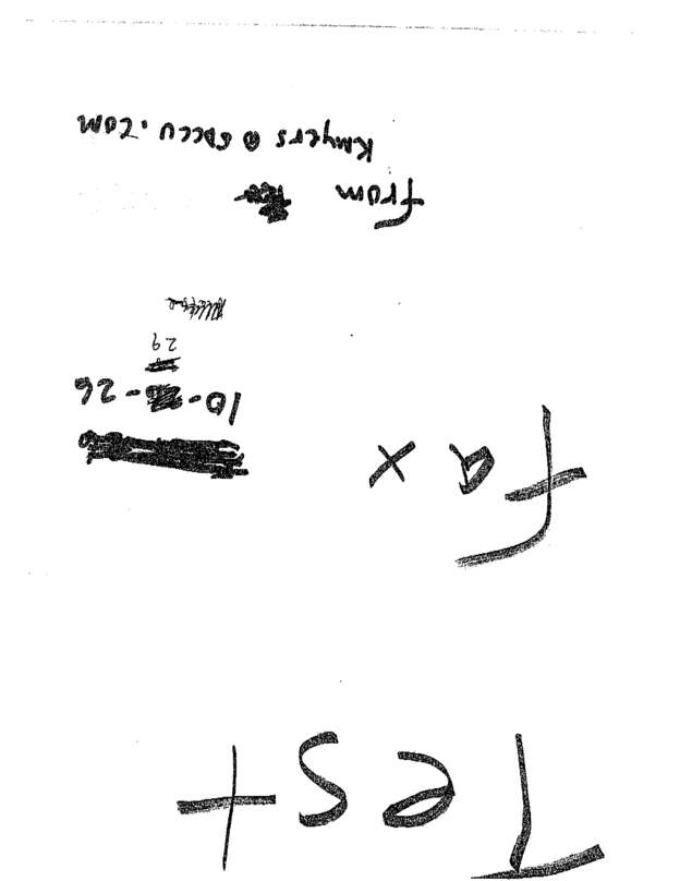 Fax page