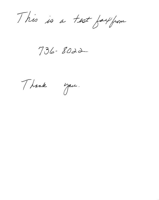 Fax page
