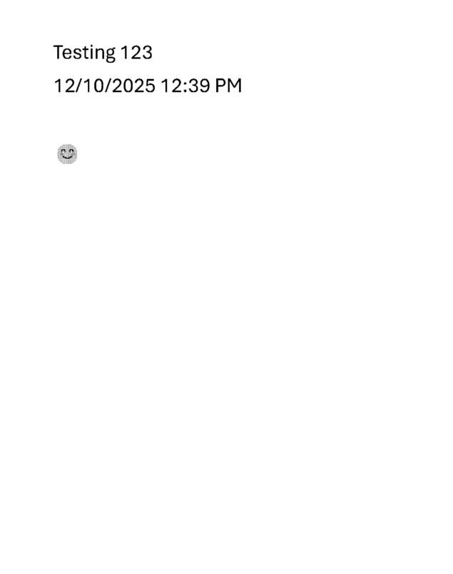 Fax page