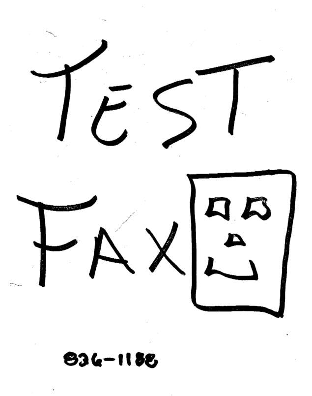 Fax page