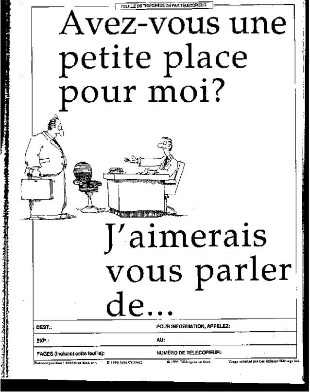 Fax page