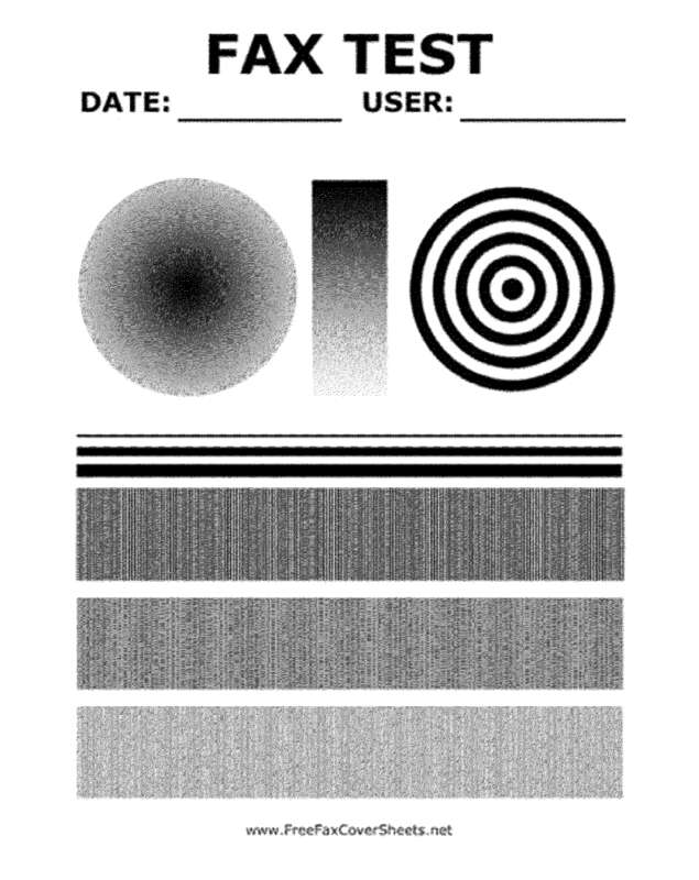 Fax page