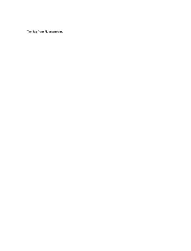 Fax page