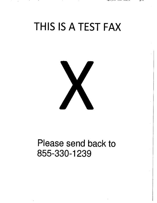fax page