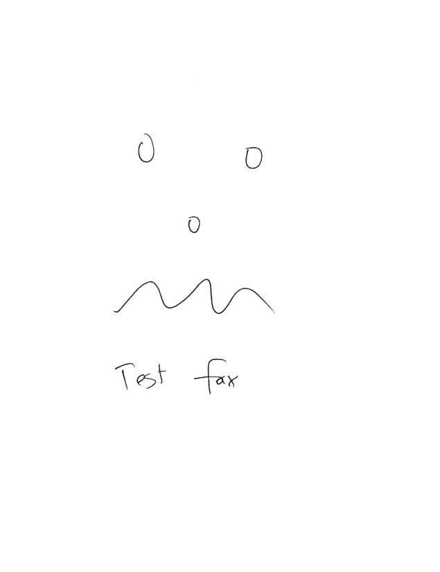 Fax page