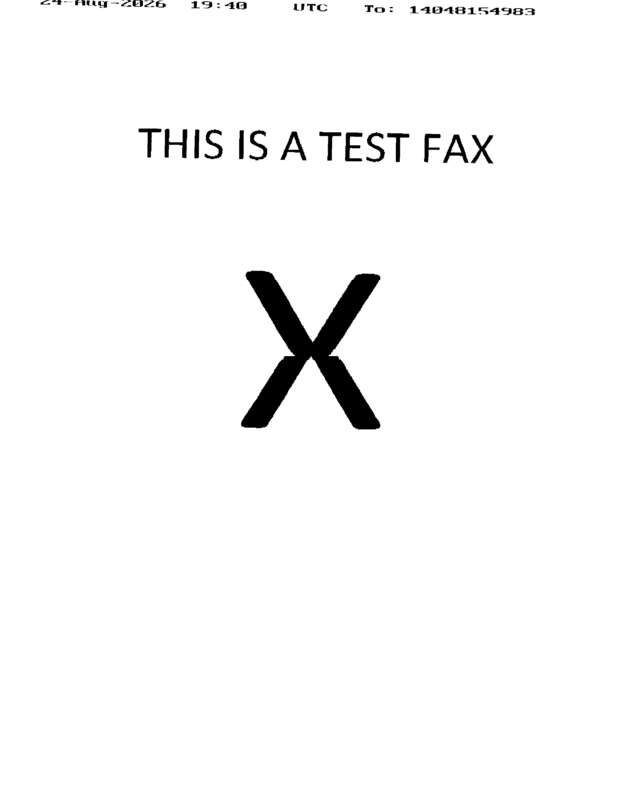 fax page