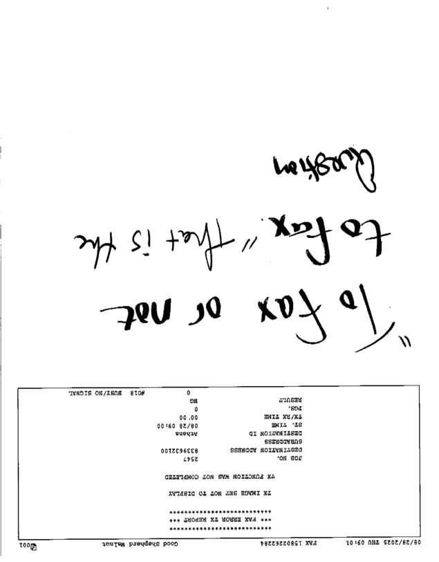 fax page