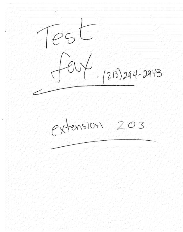fax page