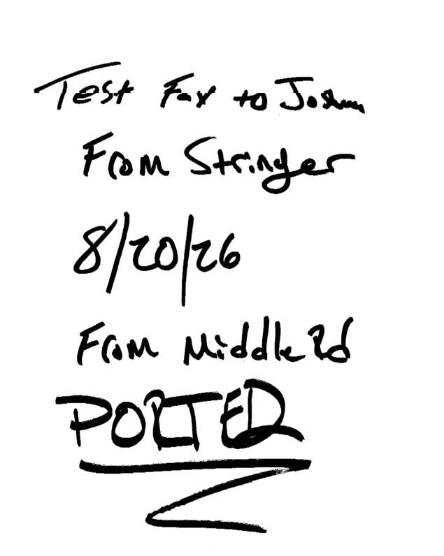 fax page