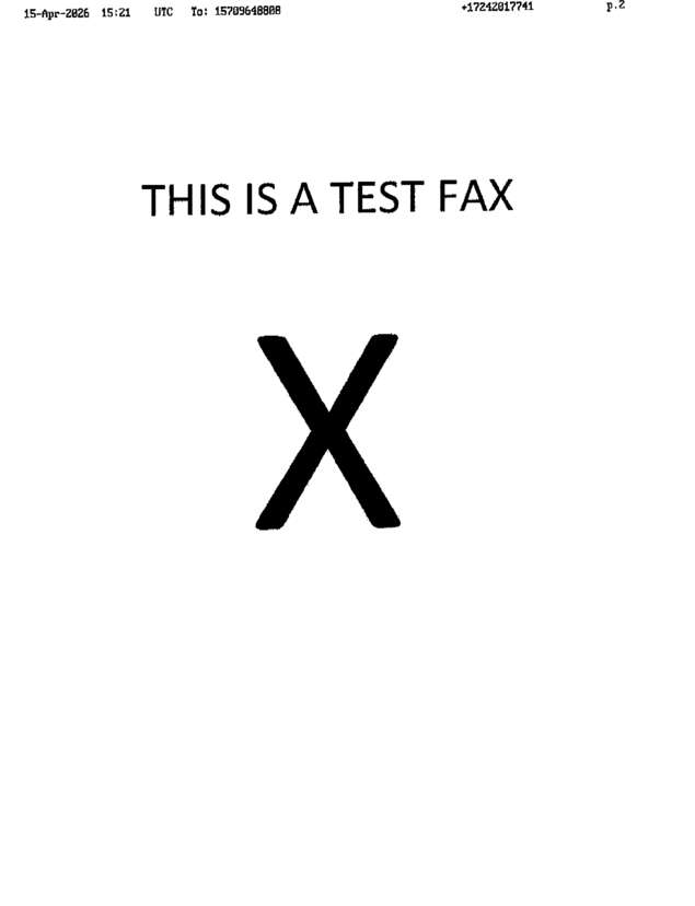 fax page