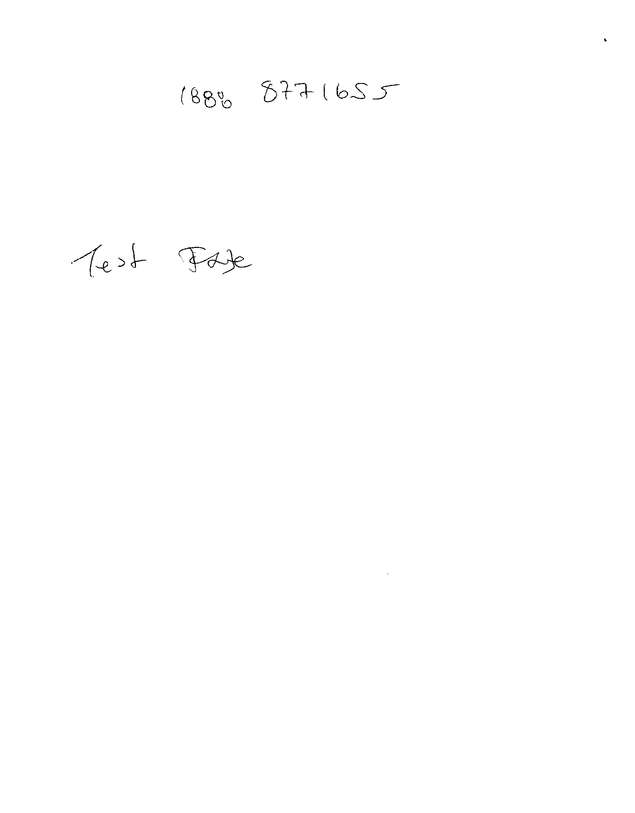 Fax page