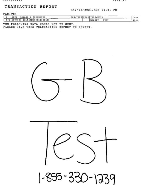 fax page