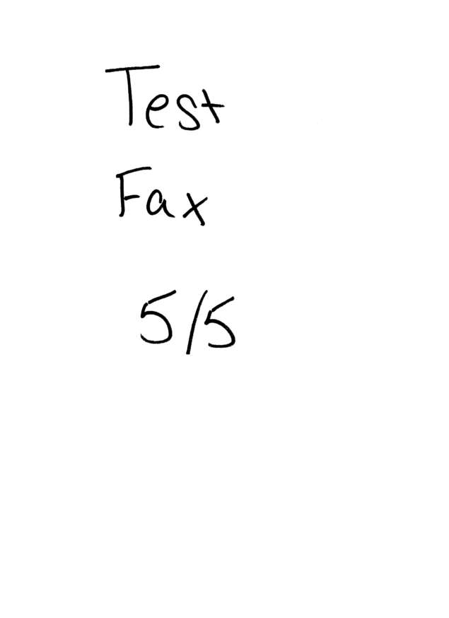 fax page