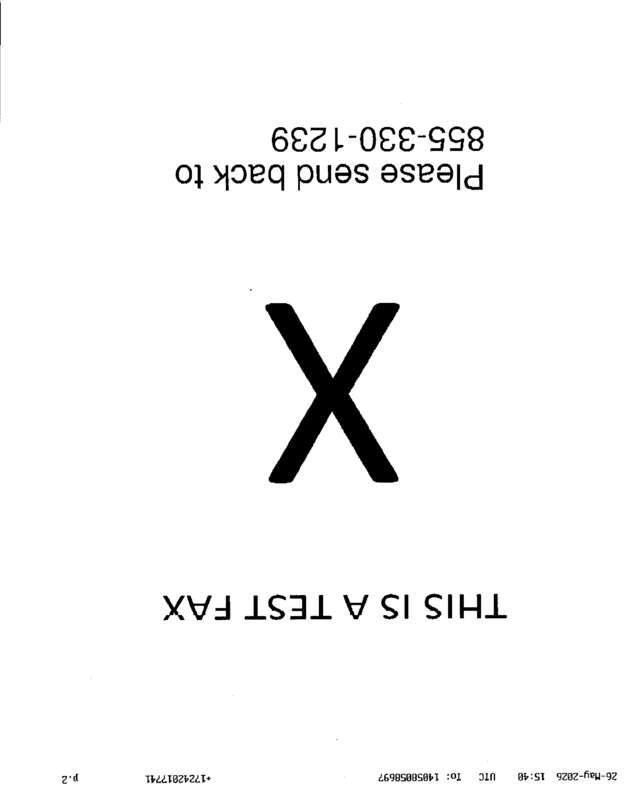 fax page