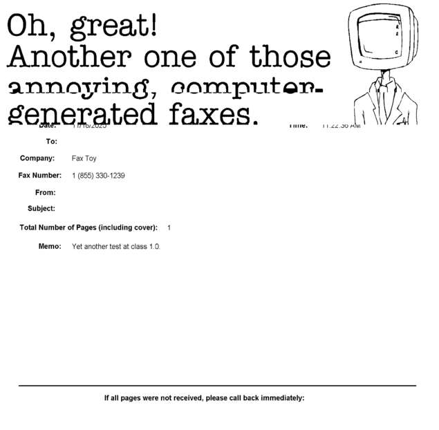 fax page