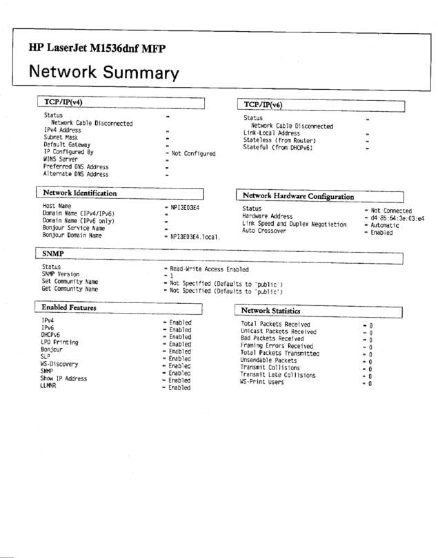 Fax page