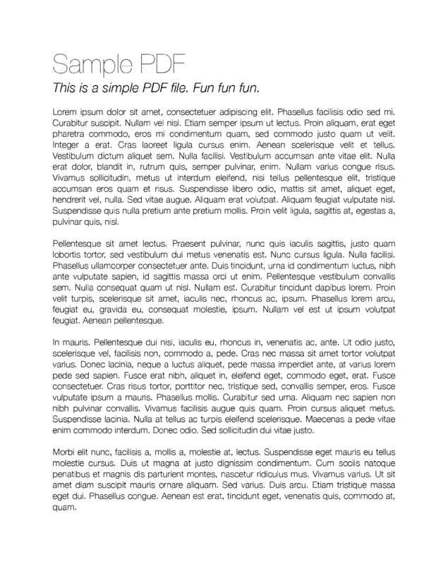 Fax page