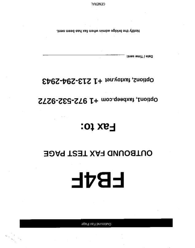 fax page