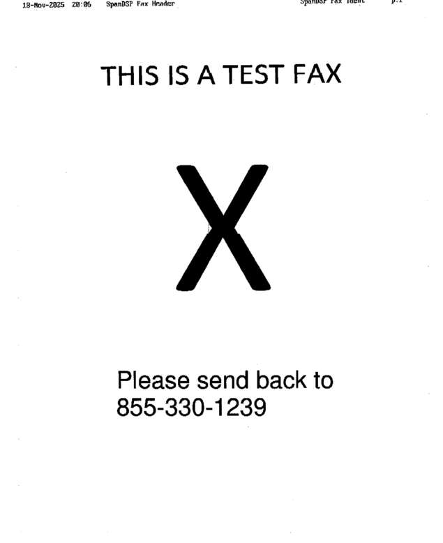 fax page