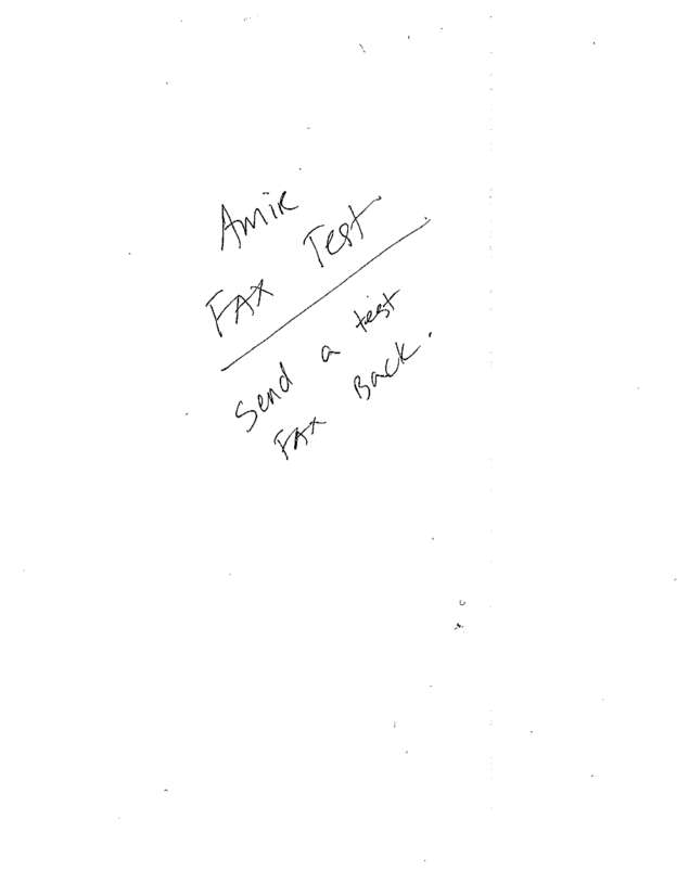 Fax page