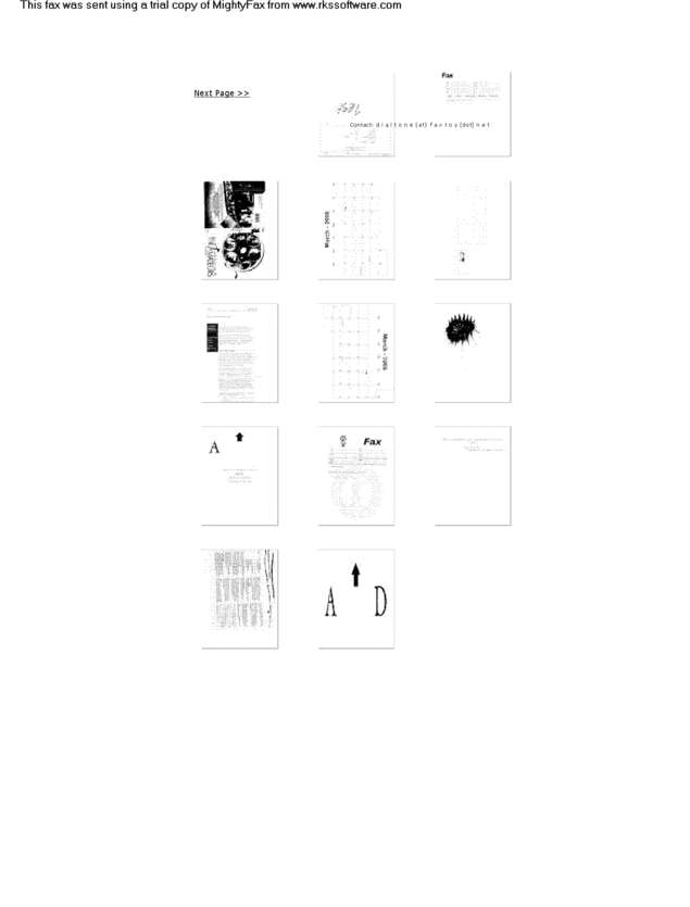 Fax page