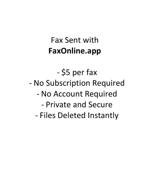 fax page