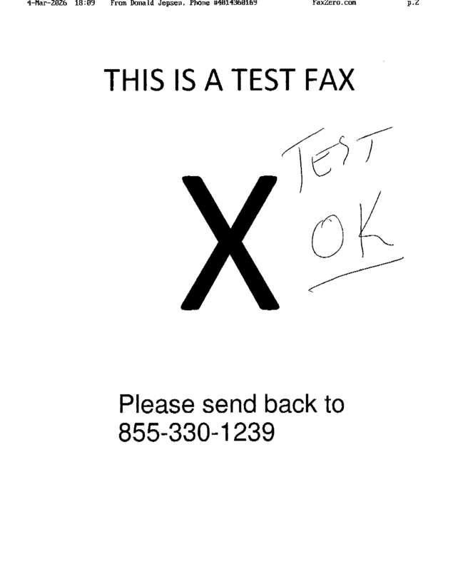 fax page