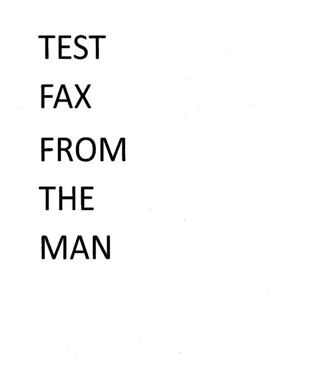 fax page
