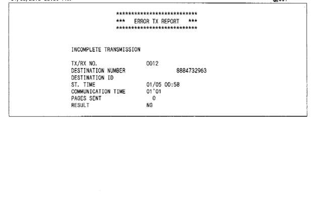 fax page