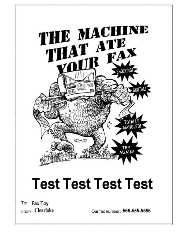 fax page