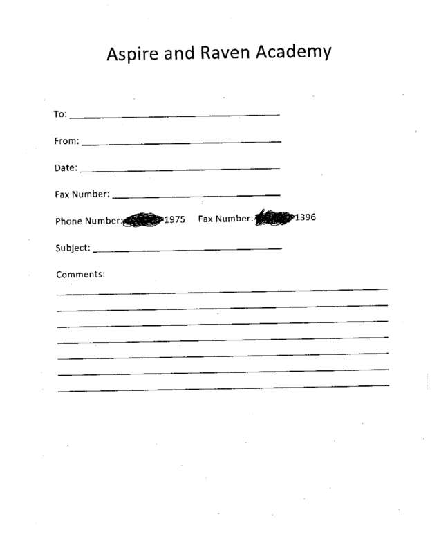 Fax page